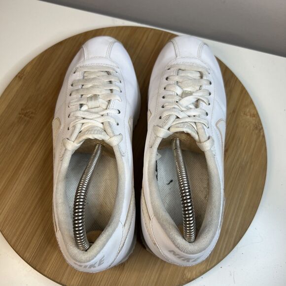 Nike Cortez 72 ‘08 Mens Size 7.5 White Leather Low Top Athletic Shoes 316418-113 - Picture 5 of 12